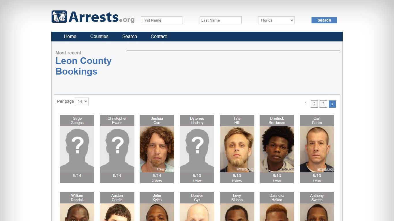 Leon County Arrests and Inmate Search